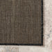 Dark Grey Indoor Outdoor Area Rug Durable Faux Jute 150x240 cm