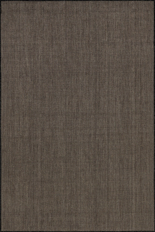 Dark Grey Indoor Outdoor Area Rug Durable Faux Jute 150x240 cm