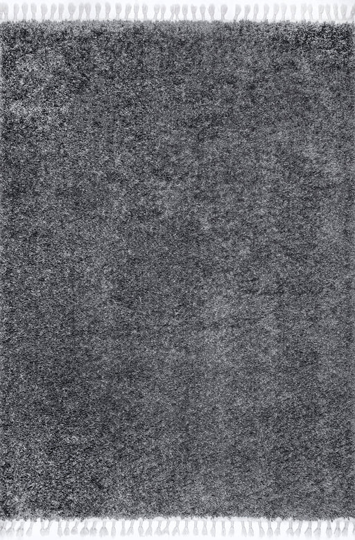 Dark Grey Shag Area Rug for Living Room and Bedroom