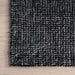 Dark Grey Solid Area Rug for Easy Cleaning and Comfort