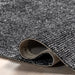 Dark Grey Solid Area Rug for Easy Cleaning and Comfort