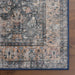 Dark Grey Washable Medallion Area Rug 150x240 cm