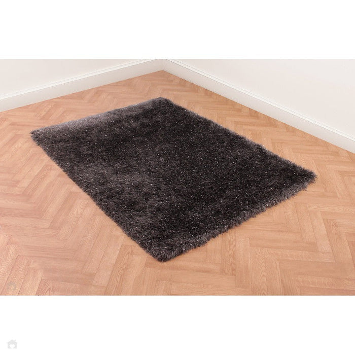 Dazzle Plain Charcoal Rug