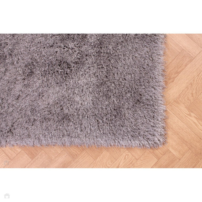 Dazzle Plain Silver Rug