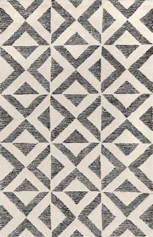 Deborah Grey Geometric Area Rug 150x240 cm