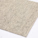 Delilah Modern Plain Mottled Beaded Pebble Hand-Woven Textured Wool Flat-Pile Cream Rug