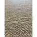 Delilah Modern Plain Mottled Beaded Pebble Hand-Woven Textured Wool Flat-Pile Cream Rug