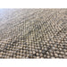 Delilah Modern Plain Mottled Beaded Pebble Hand-Woven Textured Wool Flat-Pile Cream Rug