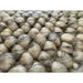 Delilah Modern Plain Mottled Beaded Pebble Hand-Woven Textured Wool Flat-Pile Cream Rug