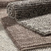 Delilah Modern Plain Mottled Beaded Pebble Hand-Woven Textured Wool Flat-Pile Grey/Charcoal Rug