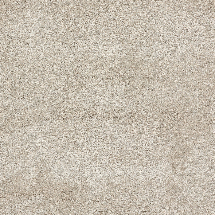 Deluxe Soft Plush Super Heavyweight High-Density Plain Polypropylene Shaggy Beige Rug