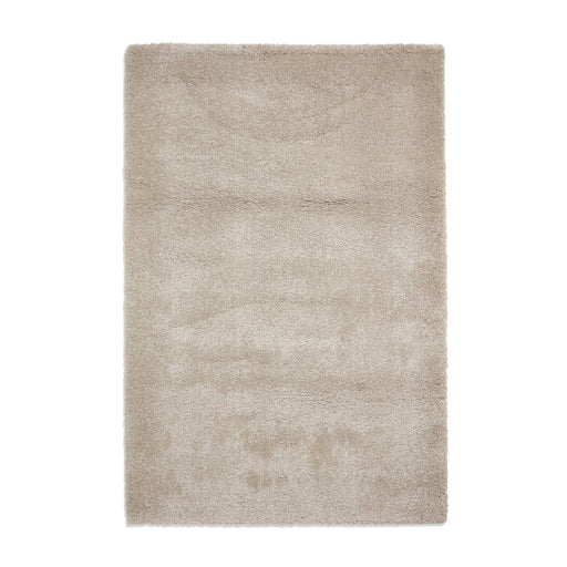 Deluxe Soft Plush Super Heavyweight High-Density Plain Polypropylene Shaggy Beige Rug