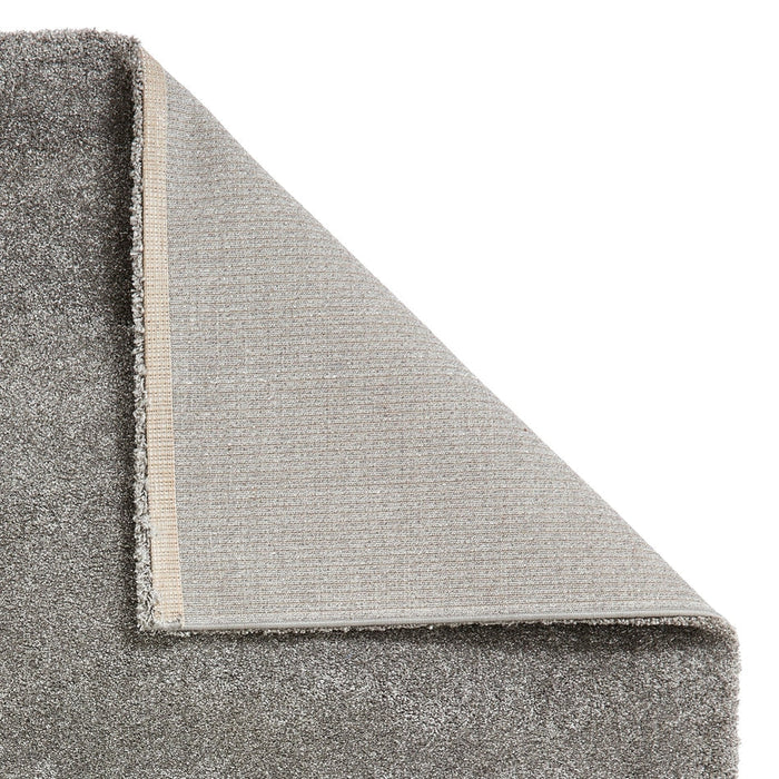 Deluxe Soft Plush Super Heavyweight High-Density Plain Polypropylene Shaggy Grey Rug