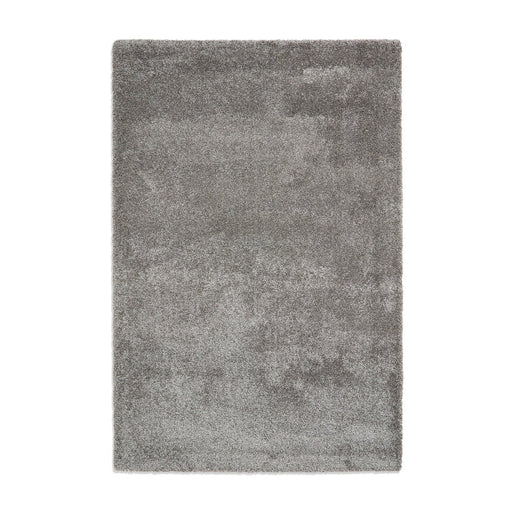 Deluxe Soft Plush Super Heavyweight High-Density Plain Polypropylene Shaggy Grey Rug