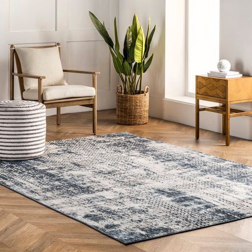 Demi Striped Area Rug 160x230 cm Blue