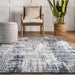 Demi Striped Area Rug 160x230 cm Blue