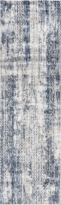 Demi Striped Area Rug in Blue 150cm