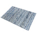 Denim Handwoven Stripe Rug for Living Room Decor