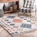 Diamond Area Rug 150cm Light Grey Design