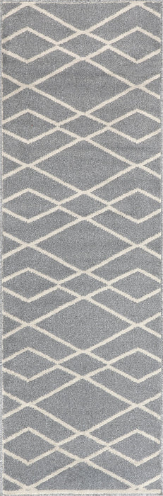 Tappeto Diamond Lattice Grigio 120x180 cm