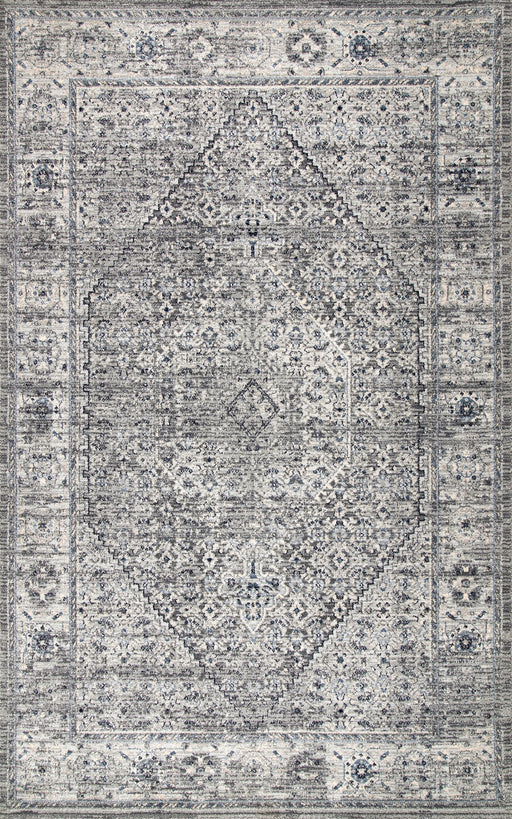 Diamond Medallion Area Rug Grey 160x230 cm