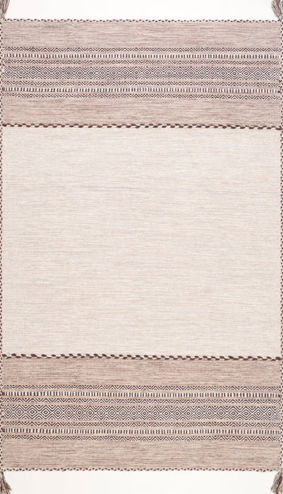 Timanttikuviointialueen matto Vaalea beige 160x230 cm