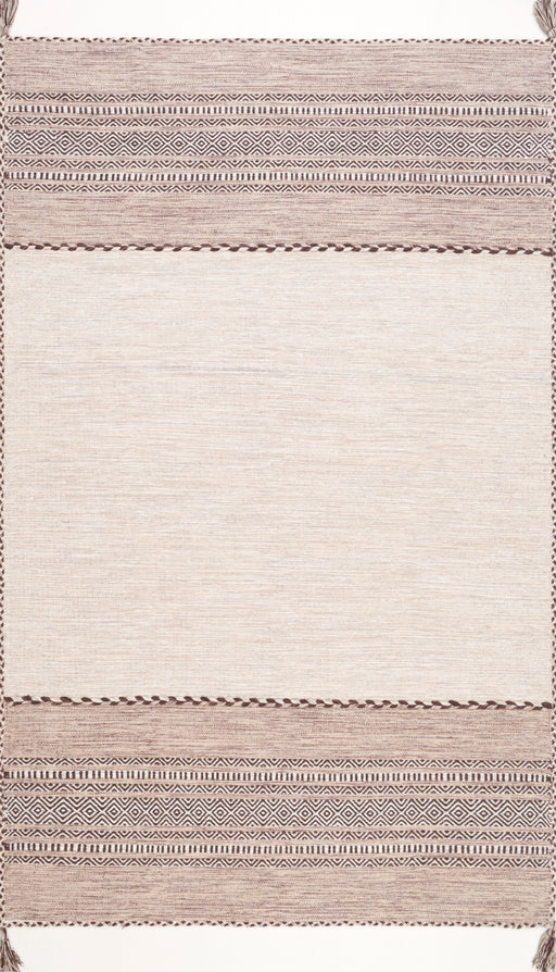 Timanttikuviointialueen matto Vaalea beige 160x230 cm