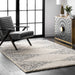 Diamond Pattern Area Rug Off White 160x230 cm