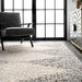 Diamond Pattern Area Rug Off White 160x230 cm