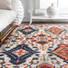 Diamond Pattern Area Rug in Orange 160x230 cm