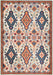 Diamond Pattern Area Rug in Orange 160x230 cm