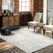 Diamond Pattern Grey Area Rug 120cm x 180cm