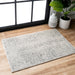 Diamond Pattern Grey Area Rug 120cm x 180cm