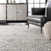 Diamond Trellis Area Rug Off White 120x180 cm