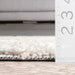 Diamond Trellis Area Rug Off White 120x180 cm