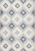 Diamond Trellis Area Rug Off White 120x180 cm