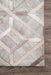 Diamond Trellis Cowhide Area Rug 140x200 cm Grey