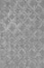 Tappeto a pelo lungo Diamond Trellis 160x230 cm Argento