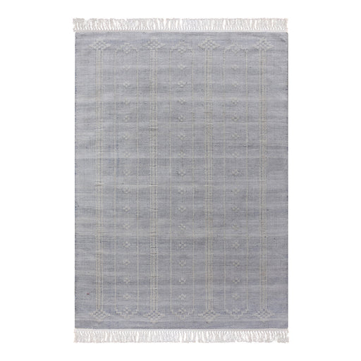 Distressed Blue Indoor Outdoor Poolside Rug