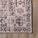 Distressed Medallion Area Rug 160x230 cm Rust Color
