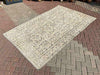 Distressed Oushak Rug 265cm x 170cm Faded Vintage Design