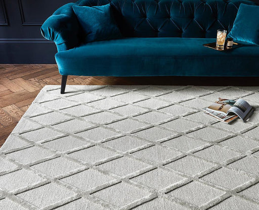 Dixon Silver Diamond Rug