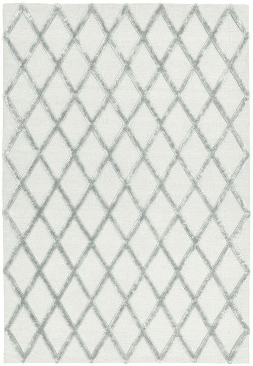 Dixon Silver Diamond Rug