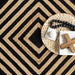 Dogwood Jute Rug 152 Cm Black Tiled Design