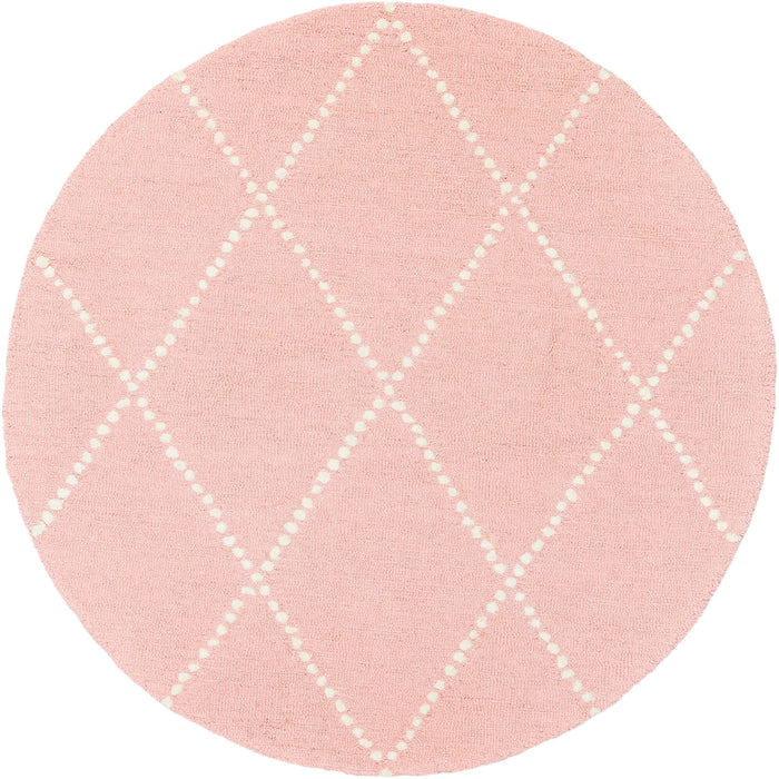 Διακεκομμένο Diamond Trellis Area Rug για νηπιαγωγείο Pink 120x150 cm