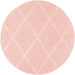 Διακεκομμένο Diamond Trellis Area Rug για νηπιαγωγείο Pink 120x150 cm