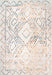 Dotted Trellis Area Rug in Beige for Modern Spaces