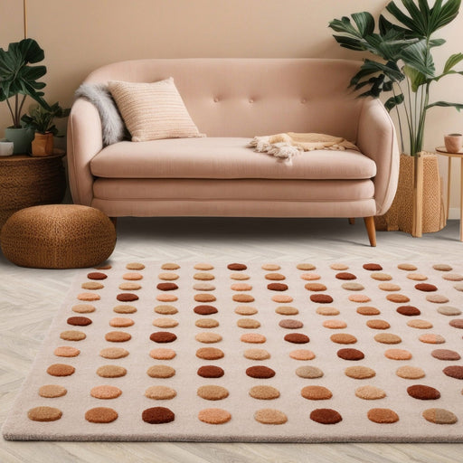 Dotty Earth Rug