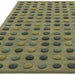 Dotty Modern Geometric Polka Dot Hand-Carved Hi-Low 3D Dome Textured Wool&Viscose Green Rug