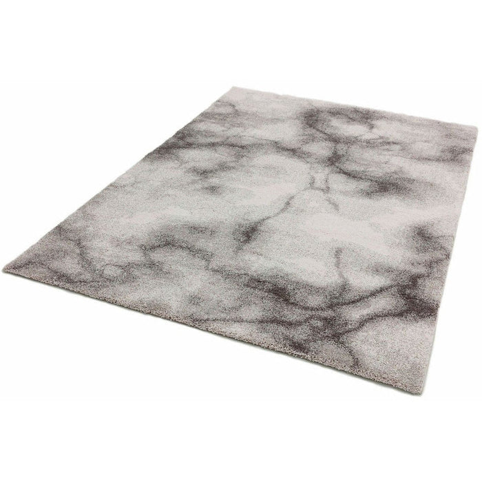 Dream DM03 Modern Plain Marbled Abstract Soft-Touch High-Density Ivory/Cream/Grey/Black Rug